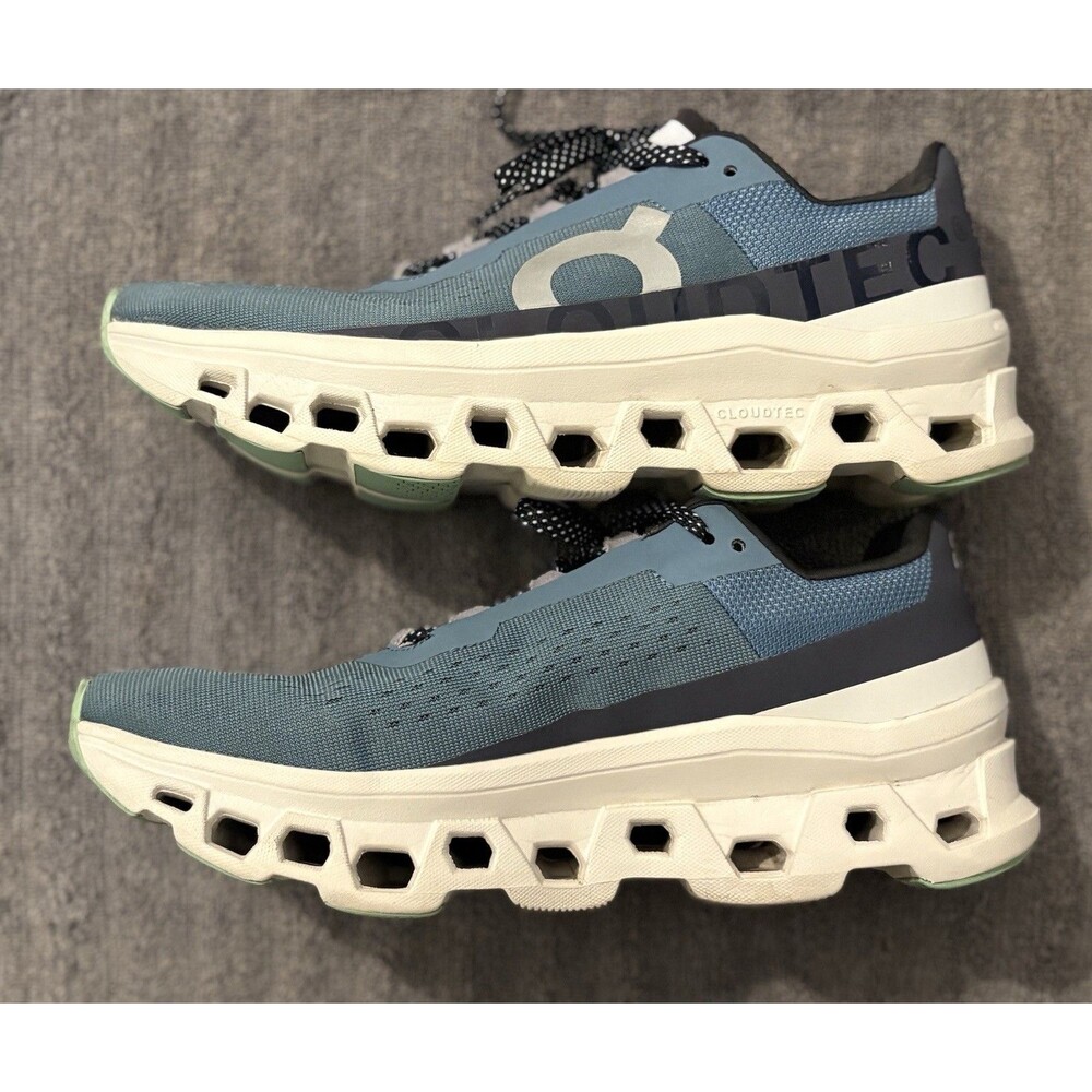 ON Cloud Cloudmonster Dust Vapor Blue Teal Women's Shoes Size 9 - Picture 2 of 8